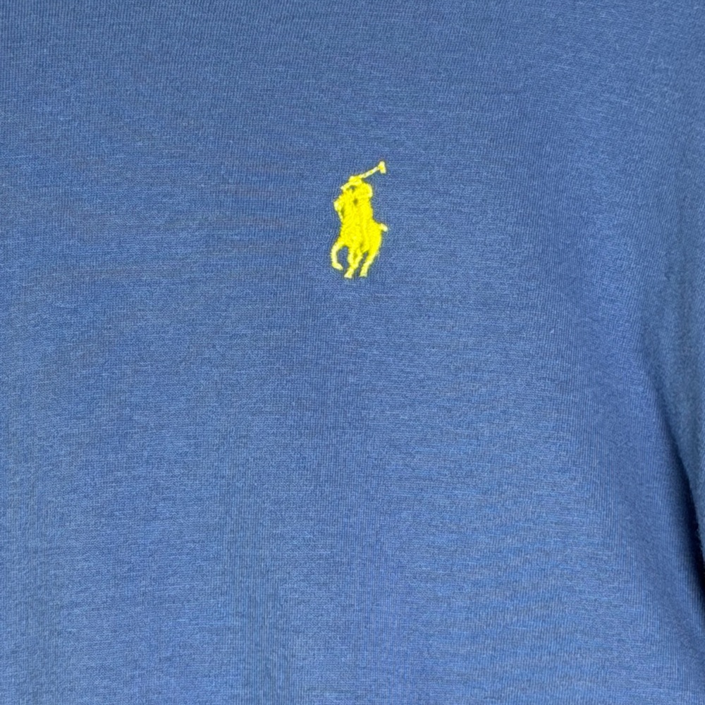 Polo by Ralph Lauren Men's Navy Blue Tee - Picture 2 of 7